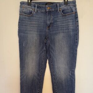 Talbots Women's Blue Boyfriend Jeans Size 10, Stretch